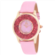 Jivago womens pink mop dial watch
