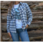 Madison Creek Outfitters susie shirt in blue buffalo