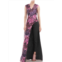 Kay Unger New York womens floral formal jumpsuit