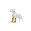 Interior Illusion Plus interior illusions plus dog with gold boots bank - 9.25 tall