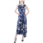 Kay Unger New York womens floral midi cocktail and party dress