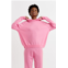 Chinti & Parker UK flamingo-pink wool-cashmere boxy hoodie