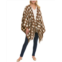 Pearl by Lela Rose checked wool-blend cape