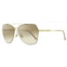 Longines womens navigator sunglasses lg0020h 32g gold/biege 60mm