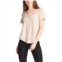 CHRLDR ava v-neck v-neck mock layer t-shirt