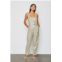 Bailey/44 henley jumpsuit in driftwood