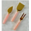 Tiramisu pink resin & steel cheese tools