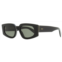 Retrosuperfuture unisex cat eye sunglasses tetra tg1 black 53mm