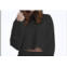 Katie J NYC juniors cropped hoodie in black