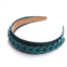 SOHI green color hair band with chain detail