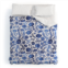 Deny Designs schatzi brown mexico city flower blue polyester duvet