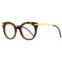 Pomellato womens oval eyeglasses pm0041o 002 havana/gold 46mm