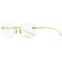 Pomellato womens rimless eyeglasses pm0071o 005 gold/green 55mm