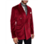 Tayion By Montee Holland mens velvet classic fit double-breasted blazer