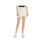 LNA Clothing womens ruched french terry mini skirt