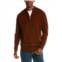 Scott & Scott London wool & cashmere-blend 1/4-zip mock sweater