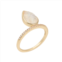 Adornia Fine adornia moonstone floating pear ring 14k gold vermeil