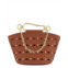 Zac Posen belay mini zipped leather bucket bag