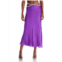 Yaura fife womens satin embellished midi skirt