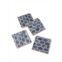 Tiramisu pattern resin coasters - set of 4