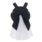 Pinolini navy bow sleeveless dress