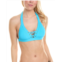BECCA by Rebecca Virtue modern edge halter bikini top