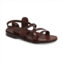 Jerusalem Sandals tzippora leather strappy slingback sandal in brown