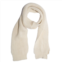 Nirvanna Designs laurent rib scarf in white