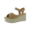 DV By Dolce Vita vinly womens leather woven flatform sandals