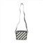 OFF-WHITE c/o VIRGIL ABLOH black diagonal binder clip bag