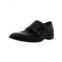 The Men mens leather slip on monk shoes