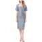 Kay Unger New York fernanda womens floral midi cocktail and party dress