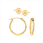 RS Pure ross-simons 14kt yellow gold jewelry set: stud and hoop earrings
