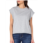Earnest Sewn womens ribbed trim cropped t-shirt