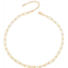 Rachel Glauber rg 14k gold plated cable link chain adjustable necklace