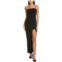 Black by Bariano iman asymmetrical gown