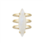 Adornia Fine adornia moonstone marquis ring 14k gold vermeil