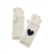 Hannah Rose 3-in-1 heart cashmere gloves