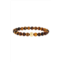 Stephen Oliver 18k matte gold tiger eye bracelet