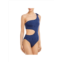 Aqua Swim womens one-shoulder monokini one-piece swimsuit