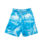 Nahmias blue silk tie dye printed shorts