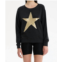 CHRLDR star sequin drip sweatshirt in black