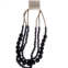 Tagua Jewelry luna necklace in black