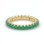 The Eternal Fit 14k 1.43 ct. tw. emerald eternity ring