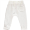 ME & HENRY kids bosun cotton gauze pants in white