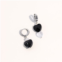 Joey Babi robyn black heart freshwater pearl earrings