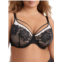 Curvy Couture womens tulip lace convertible cage bra