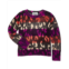 Autumn Cashmere striped leopard wool & cashmere-blend sweater