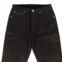 Saintwoods black cotton coated denim straight fit jeans