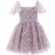 Mimi Tutu lavender jolene polka dot applique dress